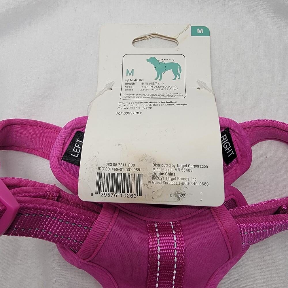 Boots and Barkley Dog Harness Medium 40 lbs Reflective Padded  Anti Choke NWT - Picture 6 of 11